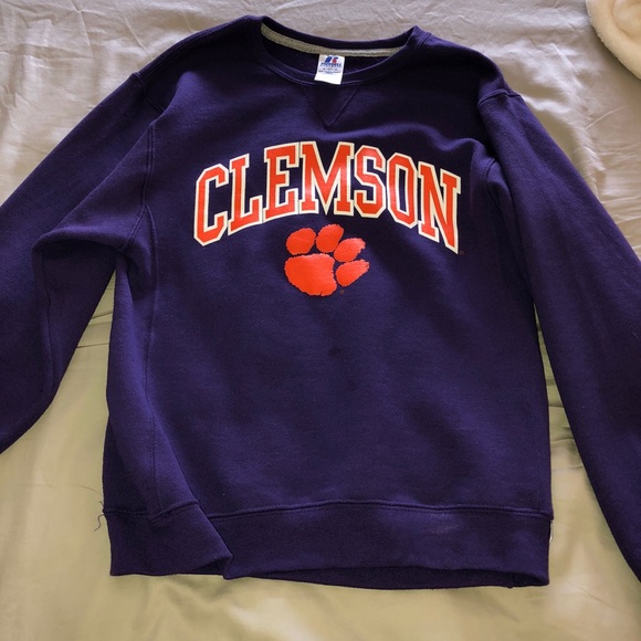 clemson nike crewneck sweatshirt